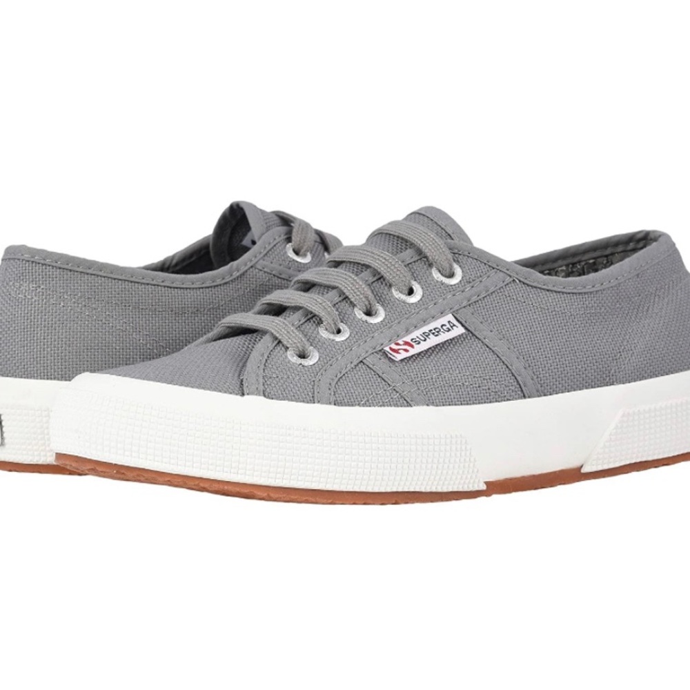 Superga Gray Canvas Sneakers